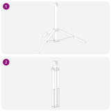 Supporto Parasol Bianco Acciaio for 25-32 mm Pole