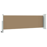 Tenda laterale 100 x 300 cm 100% poliestere ferro acciaio