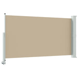 Tenda laterale 140 x 300 cm 100% poliestere ferro acciaio