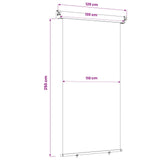 Tenda laterale per balcone 117 x 250 cm