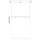 Tenda laterale per balcone 140 x 250 cm