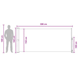 Tenda laterale retrattile 160 x 300 cm Poliestere Rettangolare