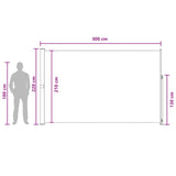 Tenda laterale retrattile Antracite 300 x 220 cm Poliestere