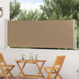 Tenda laterale retrattile Tortora 500 x 100 cm Poliestere