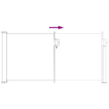 Tenda laterale retrattile Grigio 500 x 100 cm Poliestere
