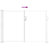 Tenda laterale retrattile Sabbia 500 x 140 cm Poliestere