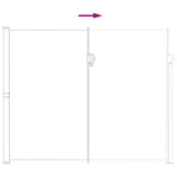 Tenda laterale retrattile Grigio 600 x 220 cm Poliestere