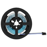 Striscia LED 12 pcs Nero e trasparente 750 mm Rame e plastica