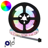 Striscia LED 12 pcs Nero e trasparente 1200 mm Rame e plastica