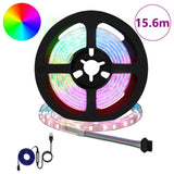 Striscia LED 12 pcs Nero e trasparente 1300 mm Rame e plastica