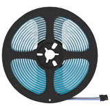Striscia LED 12 pcs Nero e trasparente 5500 mm Rame e plastica