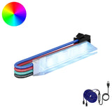 Striscia LED 12 pcs Nero e Multicolore 1745 mm Rame e plastica
