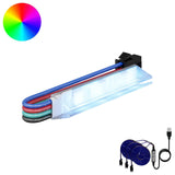 Striscia LED 12 pcs Nero e Multicolore 1745 mm Rame e plastica