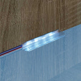 Striscia LED 12 pcs Nero e Multicolore 1745 mm Rame e plastica
