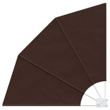 Schermo di Privacy per Balcone 140 x 140 cm Poliestere Marrone