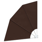 Schermo di Privacy per Balcone 140 x 140 cm Poliestere Marrone