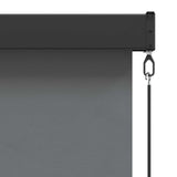 Tenda a rullo Grigio Chiaro 160 x 250 cm Tessuto e Alluminio