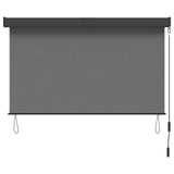 Tenda a rullo Grigio Chiaro 160 x 250 cm Tessuto e Alluminio
