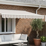 Sostituzione della mantovana per tenda Grigio chiaro e bianco