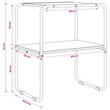 Tavolo consolle Rovere Artigianale 60 x 42,5 x 70 cm