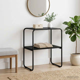 Tavolo consolle Rovere Nero 80 x 42,5 x 70 cm