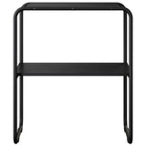 Tavolo consolle Rovere Nero 80 x 42,5 x 70 cm