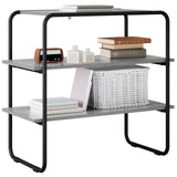 Tavolo consolle Sonoma grigio 80 x 41 x 75 cm