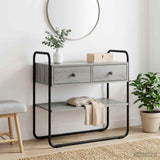 Tavolo consolle Sonoma grigio 80 x 40 x 75 cm