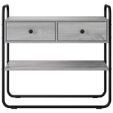 Tavolo consolle Sonoma grigio 80 x 40 x 75 cm