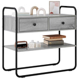 Tavolo consolle Sonoma grigio 80 x 40 x 75 cm