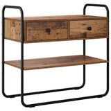 Tavolo consolle Legno antico 80 x 40 x 75 cm