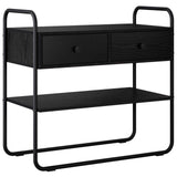 Tavolo consolle Rovere Nero 100 x 40 x 75 cm