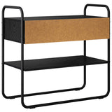 Tavolo consolle Rovere Nero 100 x 40 x 75 cm