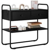 Tavolo consolle Rovere Nero 100 x 40 x 75 cm