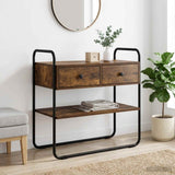 Tavolo consolle Rovere Fumo 100 x 40 x 75 cm