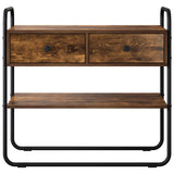 Tavolo consolle Rovere Fumo 100 x 40 x 75 cm