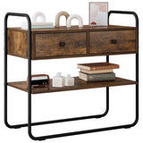 Tavolo consolle Rovere Fumo 100 x 40 x 75 cm