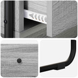 Tavolo consolle Sonoma grigio 100 x 40 x 75 cm