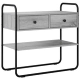 Tavolo consolle Sonoma grigio 100 x 40 x 75 cm