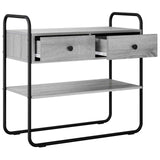 Tavolo consolle Sonoma grigio 100 x 40 x 75 cm