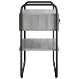Tavolo consolle Sonoma grigio 100 x 40 x 75 cm