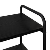 Tavolo consolle Rovere Nero 80 x 35 x 75 cm