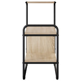 Tavolo consolle Rovere Sonoma 80 x 35 x 75 cm