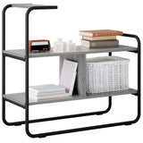 Tavolo consolle Sonoma grigio 80 x 35 x 75 cm