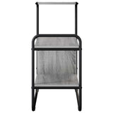 Tavolo consolle Sonoma grigio 80 x 35 x 75 cm
