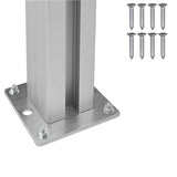 Recinzione Contenitore per Rifiuti Grigio 85 x 12 x 115 cm