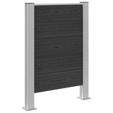 Recinzione Contenitore per Rifiuti Grigio 85 x 12 x 115 cm