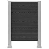 Recinzione Contenitore per Rifiuti Grigio 85 x 12 x 115 cm