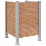 Recinzione Contenitore per Rifiuti Marrone 85 x 85 x 115 cm