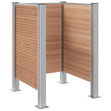 Recinzione Contenitore per Rifiuti Marrone 85 x 85 x 115 cm